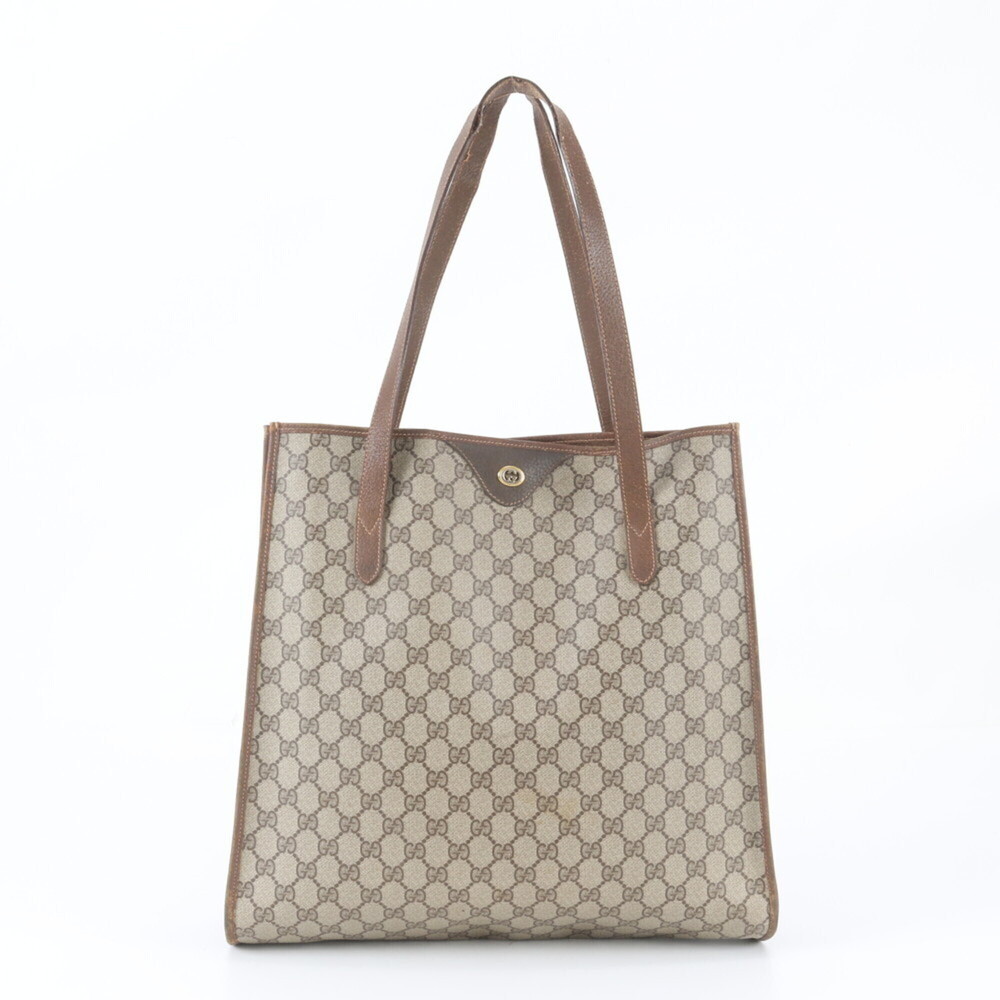 Gucci Old GG Supreme Leather Tote Bag Shoulder for Men and Women